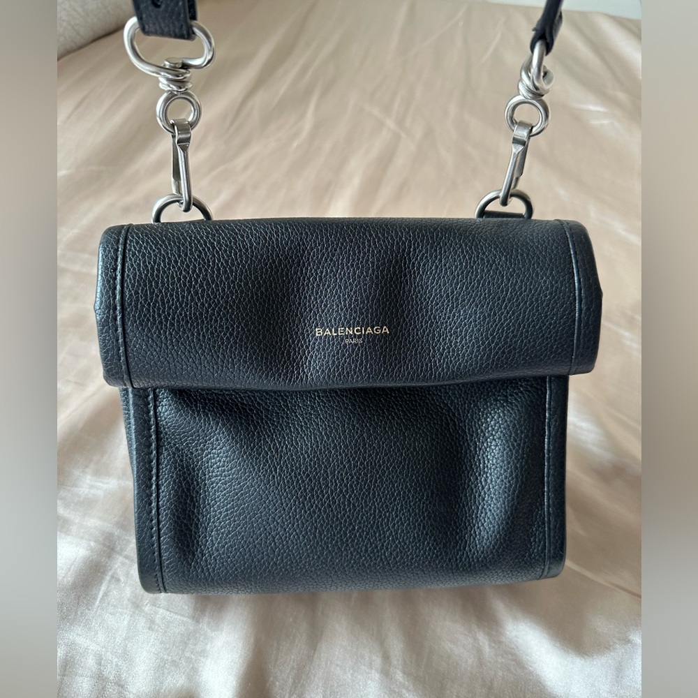 Small Balenciaga fold over crossbody bag 2018